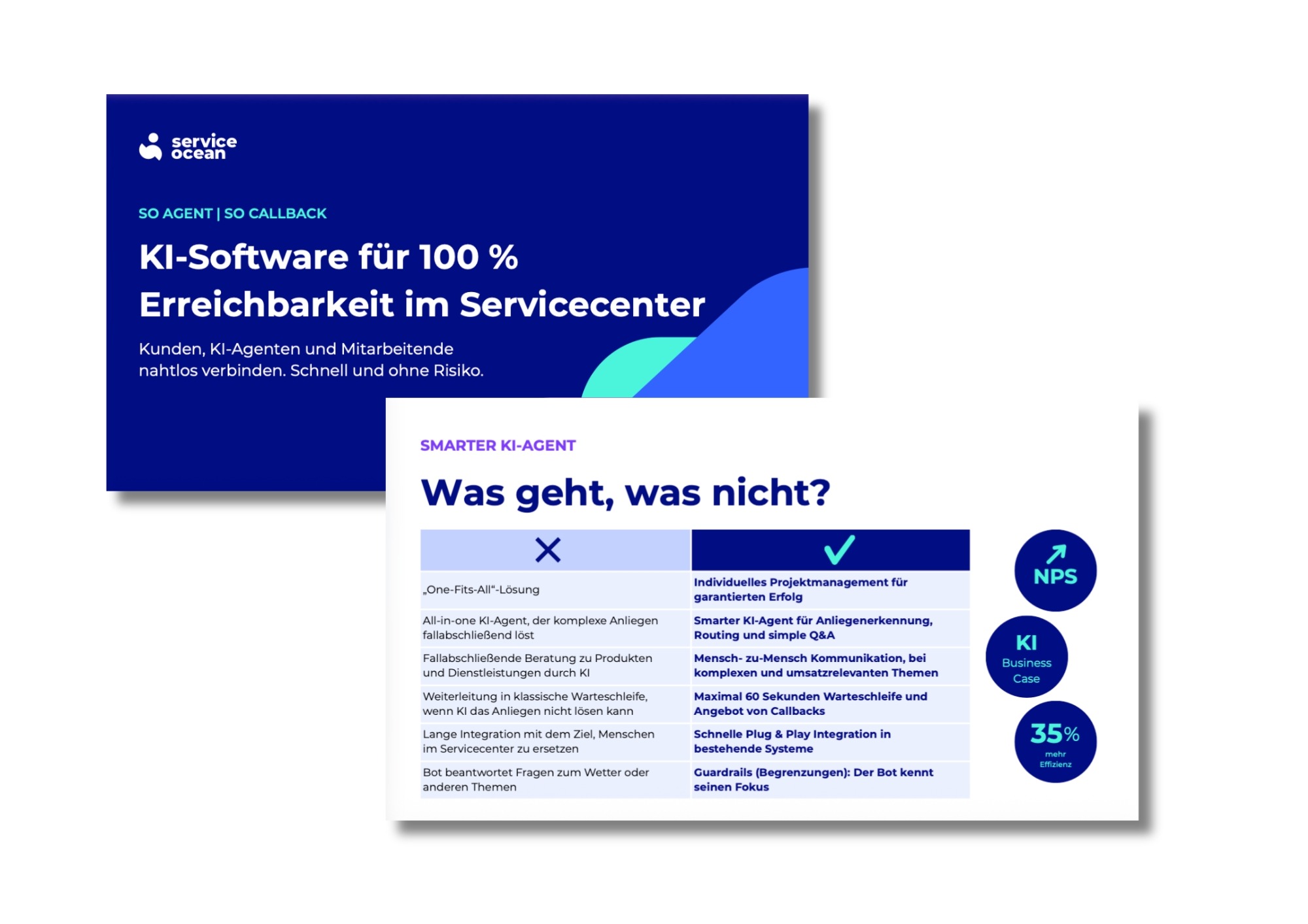 SO Agent und SO Callback Produtkbrosch&uuml;re